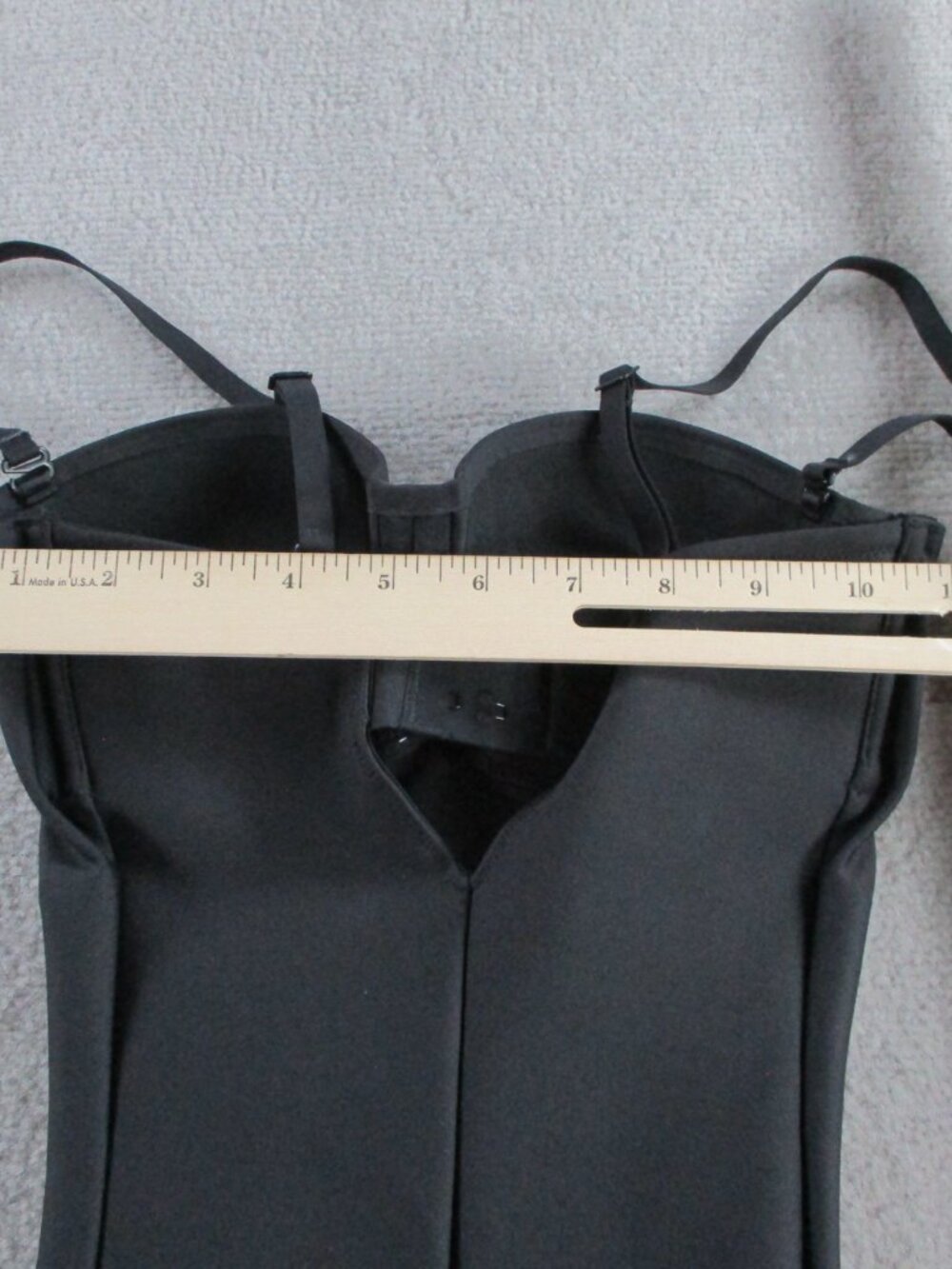 Skims Body Core Sculpt Underwire Mid Thigh Bodysuit Womens XS Onyx Black NWOT - Picture 4 of 8